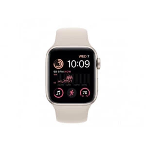 Apple Watch SE 2 GPS 40mm Starlight Aluminum Case with Starlight Sport Band (MNJP3) — изображение 2
