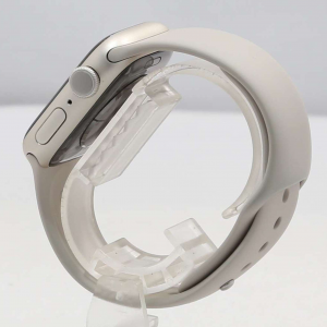 Apple Watch Series 7 GPS 45mm Starlight Aluminum Case With Starlight Sport Band (MKN63) Б/У — изображение 3