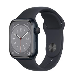 Apple Watch Series 8 GPS 45mm Midnight Aluminum Case w. Midnight Sport Band - M/L (MNUL3) — изображение 1