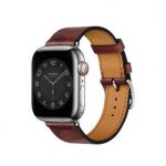 Apple Watch Hermes Series 7 LTE 41mm Silver S. Steel w. Attelage D. Tour Rouge H (MKLK3+MKG23) - ТвойGadget