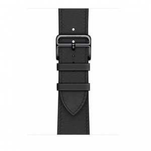 Apple Watch Hermes Series 7 LTE 41mm Space Black S. Steel Case w. Noir Single Tour (MKHP3) — изображение 3