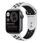 Apple Watch Nike SE GPS 40mm Silver Alum Case w. Pure Plat./Black Nike S. Band (MKQ23) - ТвойGadget