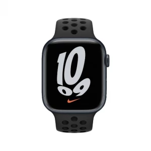 Apple Watch Nike Series 7 GPS 41mm Midnight Aluminum Case w. Anthracite/Black Nike Sport Band (MKN43) - Зображення 2