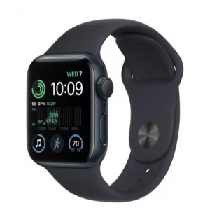 Apple Watch Series 8 GPS + Cellular 41mm Midnight Aluminum Case w. Midnight S. Band S/M (MNUV3) — изображение 1