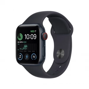 Apple Watch SE 2 GPS + Cellular 40mm Midnight Aluminum Case with Midnight Sport Band (MNPL3) - Зображення 1