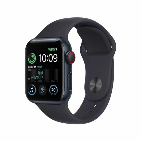 Apple Watch SE 2 GPS + Cellular 40mm Midnight Aluminum Case with Midnight Sport Band (MNPL3) - ТвойGadget