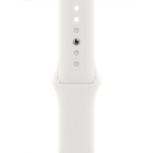 Apple Watch SE 2 GPS 40mm Silver Aluminum Case with White Sport Band M/L (MNTC3) — изображение 3