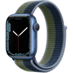 Apple Watch Series 7 GPS 45mm Green Aluminum Case w. Sequoia Green L. Link M/L (MKNQ3+ML803) - ТвойGadget