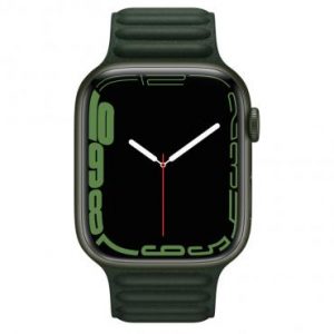 Apple Watch Series 7 GPS 45mm Green Aluminum Case w. Sequoia Green L. Link M/L (MKNQ3+ML803) - ТвойGadget
