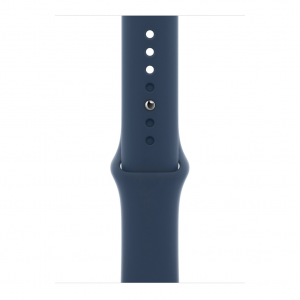 Apple Watch Series 7 GPS 45mm Midnight Aluminum Case With Abyss Blue Sport Band (MKNN3+MKUW3) - Зображення 3