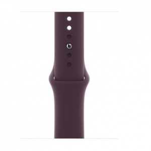 Apple Watch Series 7 GPS + Cellular 41mm Gold S. Steel Case w. Dark Cherry Sport Band (MKHG3) - Зображення 3