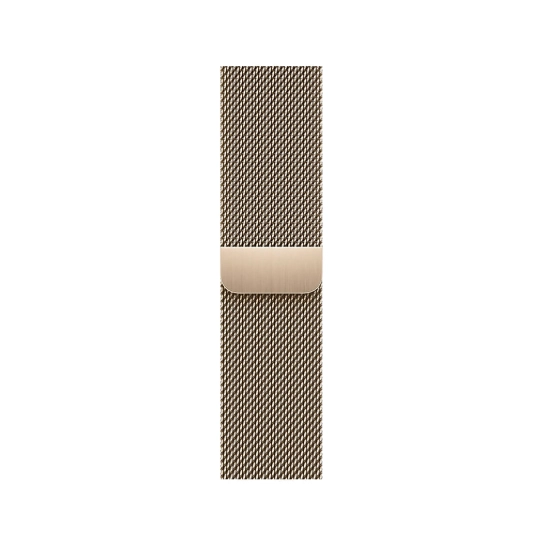 Apple Watch Series 7 GPS + Cellular 45mm Gold Stainless Steel Case with Gold Milanese Loop (MKJG3) - ТвойGadget