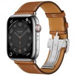 Apple Watch Series 7 GPS 45mm Starlight Aluminum C. with English Lavender S.Band (MKNP3+MKUY3) - ТвойGadget