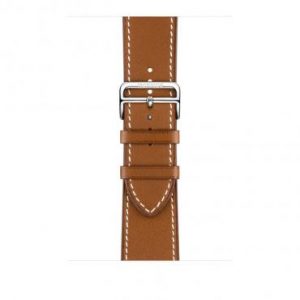 Apple Watch Series 7 Hermes LTE 45mm Sil. S.Steel Case w. Fauve S.Leather S.Tour Dep.Buckle (MKMG3+MKGE3) - Зображення 3