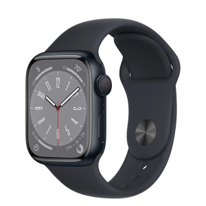 Apple Watch Series 8 GPS + Cellular 45mm Midnight Aluminum Case w. Midnight S. Band M/L (MNVL3) — изображение 1