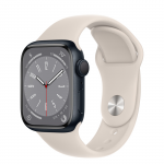 Apple Watch Series 8 GPS 41mm Midnight Aluminum Case w. Midnight Sport Band – Size M/L (MNU83) - ТвойGadget