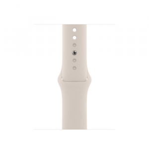 Apple Watch Series 8 GPS 41mm Midnight Aluminum Case w. Starlight Sport Band M/L (MNPC3+MPLR3) - Зображення 3