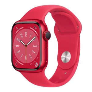 Apple Watch Series 8 GPS + Cellular 41mm PRODUCT RED Aluminum Case w. PRODUCT RED S. Band (MNJ23) — изображение 1
