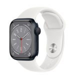 Apple Watch Series 8 GPS 41mm Midnight Aluminum Case w. Succulent Sport Band M/L (MNPC3+MP743) - ТвойGadget