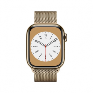 Apple Watch Series 8 GPS + Cellular 41mm Gold S. Steel Case w. Milanese Loop Gold (MNJE3/MNJF3) - Зображення 2