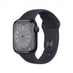 Apple Watch Series 8 GPS + Cellular 41mm Midnight Aluminum Case w. Midnight S. Band S/M (MNUV3) - ТвойGadget