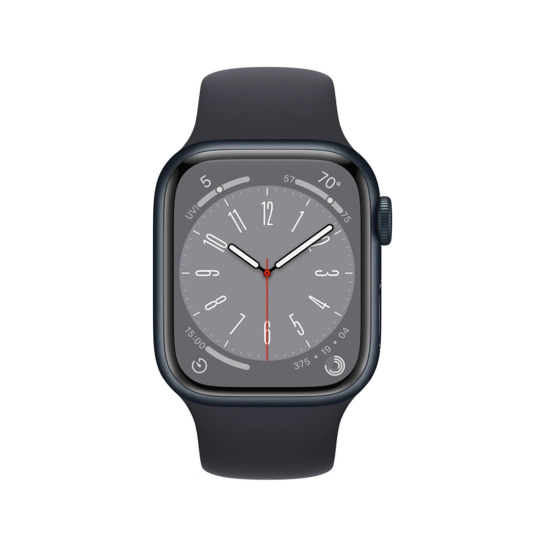Apple Watch Series 8 GPS + Cellular 41mm Midnight Aluminum Case w. Midnight Sport Band (MNHV3) - ТвойGadget