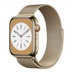 Apple Watch Series 8 GPS + Cellular 41mm Starlight Aluminum Case with Starlight Sport Band (MNJ03/MNHY3) - ТвойGadget