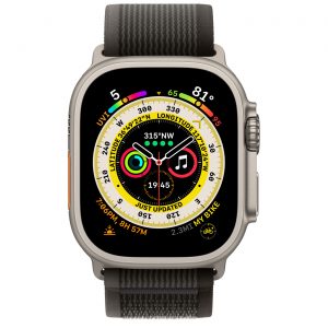Apple Watch Ultra GPS + Cellular 49mm Titanium Case with Black/Gray Trail Loop - S/M (MQF43/MQFW3) - Зображення 2