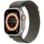 Apple Watch Ultra GPS + Cellular 49mm Titanium Case with Green Alpine Loop – Large (MQEX3/MQFP3) [Вітринні] - ТвойGadget