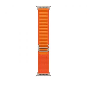 Apple Watch Ultra GPS + Cellular 49mm Titanium Case with Orange Alpine Loop - Small (MNHA3/MNHH3) [Вітринні] - Зображення 3