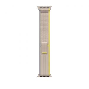 Apple Watch Ultra GPS + Cellular 49mm Titanium Case with Yellow/Beige Trail Loop - S/M (MNHD3/MNHK3) [Вітринні] - Зображення 3