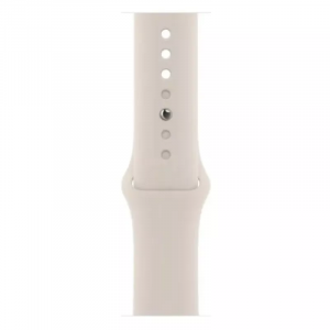 Apple Watch Series 8 GPS 45mm Starlight Aluminium Case w. Starlight S. Band - M/L (MNP93) - Зображення 3