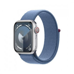 Apple Watch Series 9 GPS + Cellular 41mm Silver Alu. Case w. Winter Blue Sport Loop (MRHX3) — изображение 1
