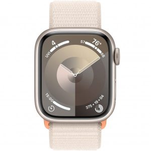 Apple Watch Series 9 GPS 41mm Starlight Aluminum Case w. Starlight S. Loop (MR8V3) — изображение 2