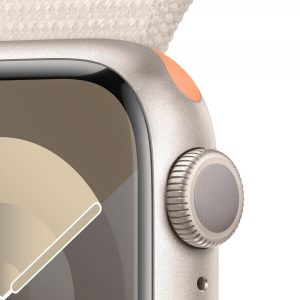 Apple Watch Series 9 GPS 41mm Starlight Aluminum Case w. Starlight S. Loop (MR8V3) — изображение 3
