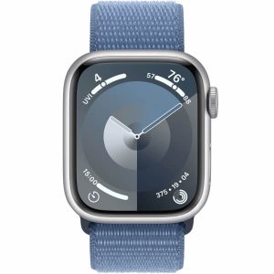 Apple Watch Series 9 GPS 41mm Silver Aluminum Case with Winter Blue Sport Loop (MR923) [OPEN BOX] — изображение 2