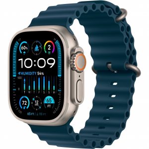 Apple Watch Ultra 2 GPS + Cellular 49mm Titanium Case with Blue Ocean Band (MREG3) [NEW NO BOX] — изображение 1