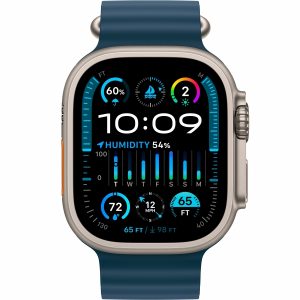 Apple Watch Ultra 2 GPS + Cellular 49mm Titanium Case with Blue Ocean Band (MREG3) [NEW NO BOX] — изображение 2