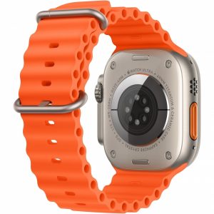 Apple Watch Ultra 2 GPS + Cellular 49mm Titanium Case with Orange Ocean Band (MREH3) [NEW NO BOX] - Зображення 3