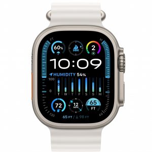 Apple Watch Ultra 2 GPS + Cellular 49mm Titanium Case with White Ocean Band (MREJ3) [NEW NO BOX] — изображение 2