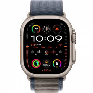 Apple Watch Ultra 2 GPS + Cellular 49mm Titanium Case with Blue Alpine Loop - Small (MREK3/MRFA3) [NEW NO BOX] — изображение 2
