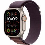 Apple Watch Ultra 2 GPS + Cellular 49mm Titanium Case with Indigo Alpine Loop — Medium (MRET3) [NEW NO BOX] - ТвойGadget