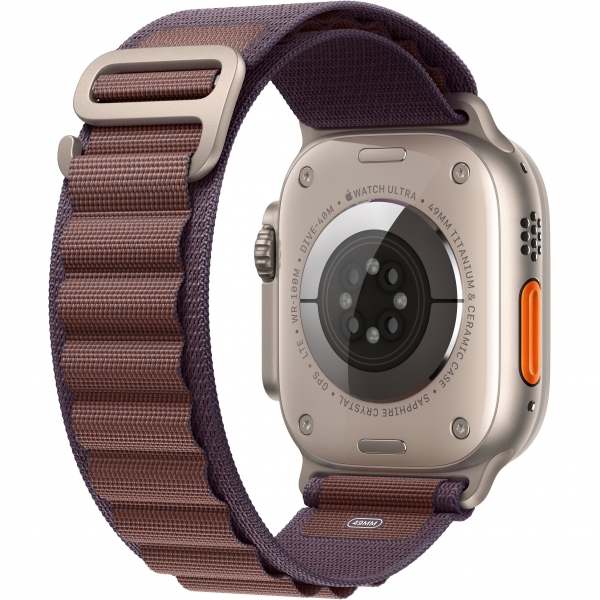 Apple Watch Ultra 2 GPS + Cellular 49mm Titanium Case with Indigo Alpine Loop — Small (MRER3) [NEW NO BOX] - ТвойGadget