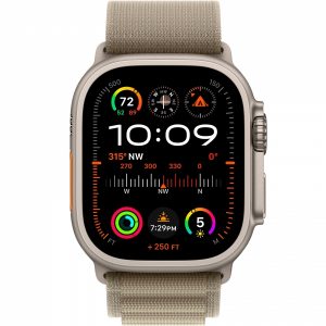 Apple Watch Ultra 2 GPS + Cellular 49mm Titanium Case with Olive Alpine Loop - Large (MRF03/MRFK3) [NEW NO BOX] - Зображення 2