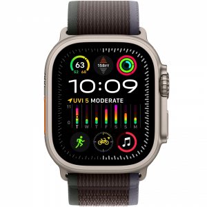 Apple Watch Ultra 2 GPS + Cellular 49mm Titanium Case with Blue/Black Trail Loop - M/L (MRF63) [NEW NO BOX] — изображение 2