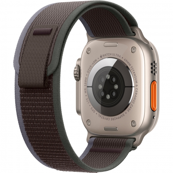 Apple Watch Ultra 2 GPS + Cellular 49mm Titanium Case with Blue/Black Trail Loop — M/L (MRF63) [NEW NO BOX] - ТвойGadget