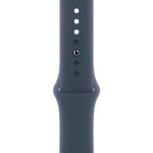 Apple Watch Series 9 GPS + Cellular 41mm Silver Alu. Case w. Storm Blue Sport Band - M/L (MRHW3) — изображение 3