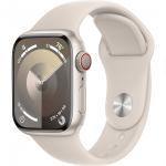 Apple Watch Series 9 GPS + Cellular 41mm PRODUCT RED Alu. Case w. PRODUCT RED Sport Band — M/L (MRY83) - ТвойGadget