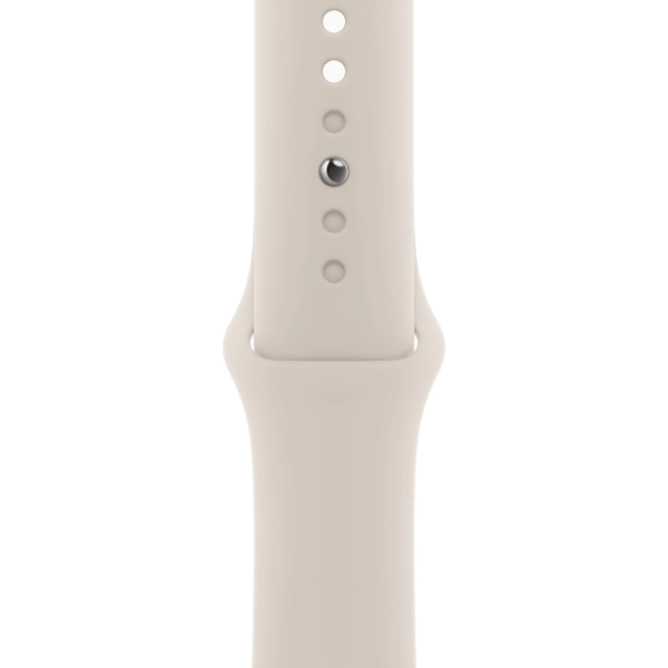 Apple Watch Series 9 GPS + Cellular 45mm Starlight Alu. Case w. Starlight Sport Band — M/L (MRM93) - ТвойGadget