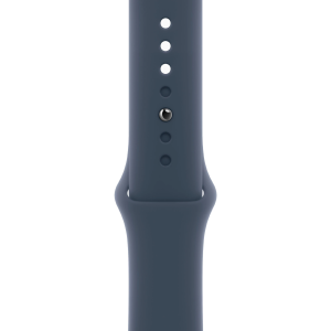 Apple Watch Series 9 GPS + Cellular 45mm Silver Aluminum Case w. Storm Blue Sport Band - S/M (MRMG3) — изображение 3
